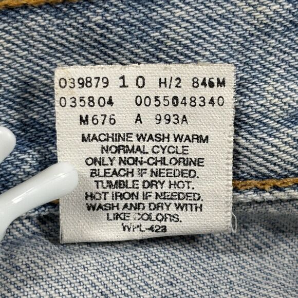 Vintage Levis 550 Jeans Men's 44x32 Light Wash Relaxed Fit Tapered Leg Denim 90s - Picture 13 of 13